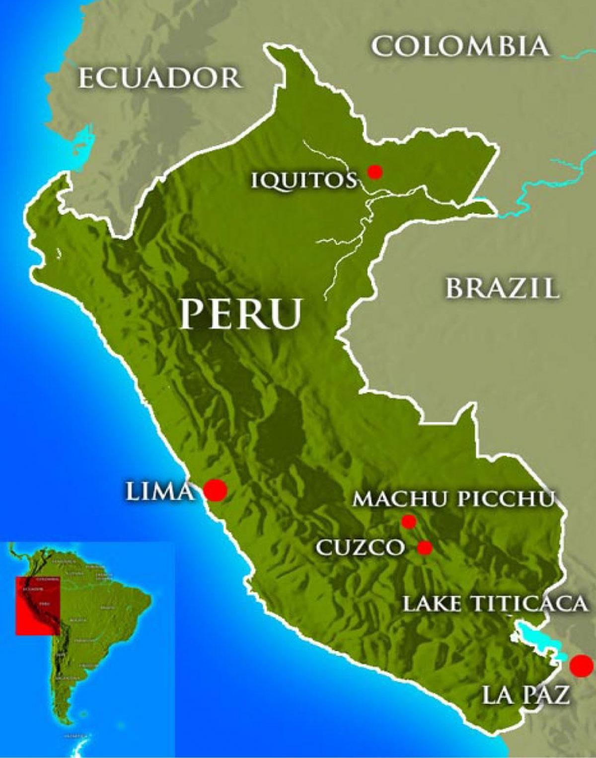 mapa Peru