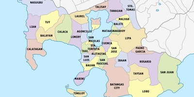 Mapa Lima batangas