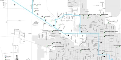 Mapa Lima centrum